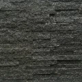 Dekoracyjny panel ścienny Kwarcyt Czarny 36x10x0,8-1,3 cm - opakowanie 11 szt.