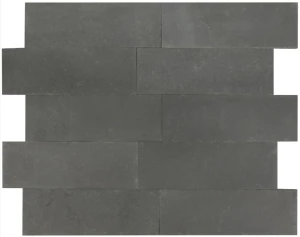 Dekoracyjny naturalny kamień Wapień Chalk Black 30x10x1-1,3 cm - opakowanie 30 szt.  
