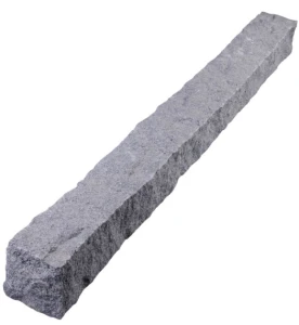 Dekoracyjny naturalny kamień Palisada łupana Dark Granit 120x10x10 cm