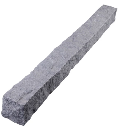 Dekoracyjny naturalny kamień Palisada łupana Dark Granit 120x10x10 cm