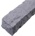 Dekoracyjny naturalny kamień Palisada łupana Dark Granit 120x10x10 cm