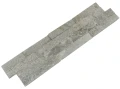 Dekoracyjny naturalny kamień Łupek Grey Brick 60x15x1-2 cm - opakowanie 6 szt.