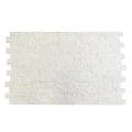 Dekoracyjny panel ścienny Marmur Biały 36x10x0,8-1,3 cm - opakowanie 11 szt.