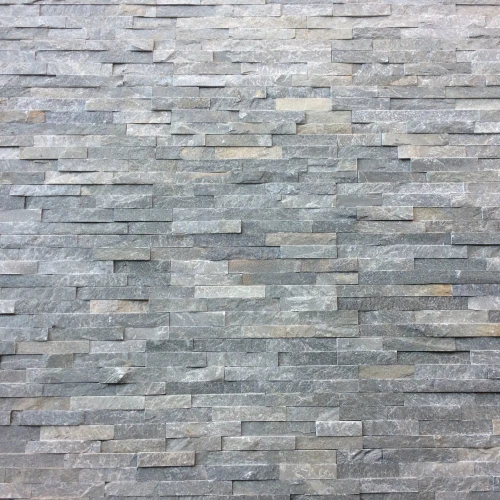 Dekoracyjny naturalny kamień Łupek Szary 36x10x1,3 cm - opakowanie 11 szt.