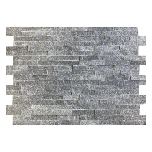 Dekoracyjny panel ścienny Marmur Black Marble Brick 36x10x0,8-1,3 cm - opakowanie 11 szt.