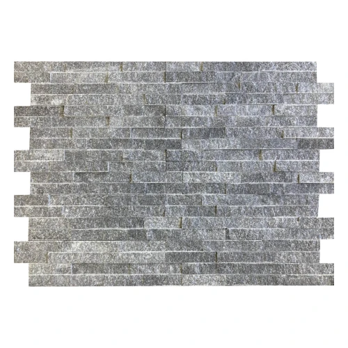 Dekoracyjny panel ścienny Marmur White Grey Marble Brick 36x10x0,8-1,3 cm - opakowanie 11 szt.