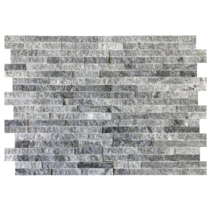 Dekoracyjny panel ścienny Marmur Grey Black Marble Brick 36x10x0,8-1,3 cm - opakowanie 11 szt.