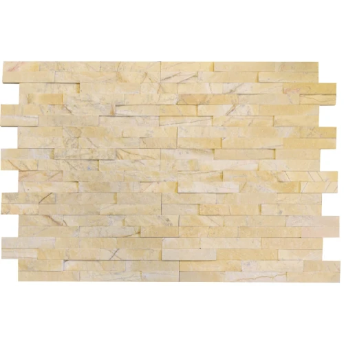 Dekoracyjny panel ścienny Marmur Blonde Brick 36x10x0,8-1,3 cm - opakowanie 11 szt.