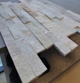 Dekoracyjny naturalny kamień Łupek Beżowy 36x10x0,8-1,3 cm - opakowanie 11 szt.