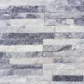 Dekoracyjny panel ścienny Kwarcyt Biało-Szary 36x10x0,8-1,3 cm - opakowanie 11 szt.