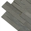 Dekoracyjny naturalny kamień Łupek Czarny 36x10x1,3 cm - opakowanie 11 szt.
