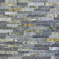 Dekoracyjny panel ścienny Marmur Rusty Black 36x10x0,8-1,3 cm - opakowanie 11 szt.