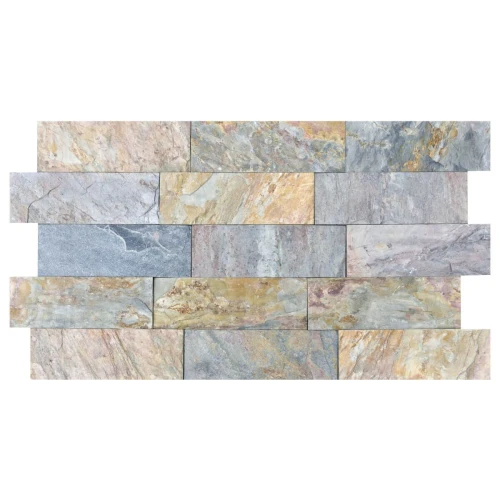 Dekoracyjny panel ścienny Łupek Jaipur Multi 30x10x0,8-1,3 cm - opakowanie 30 szt.