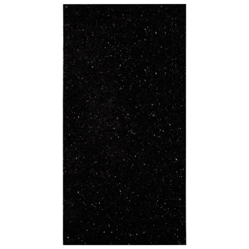 Dekoracyjny naturalny kamień Black Galaxy granit polerowany 61x30,5x1 cm