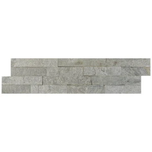 Dekoracyjny naturalny kamień Łupek Grey Brick 60x15x1-2 cm - opakowanie 6 szt. 