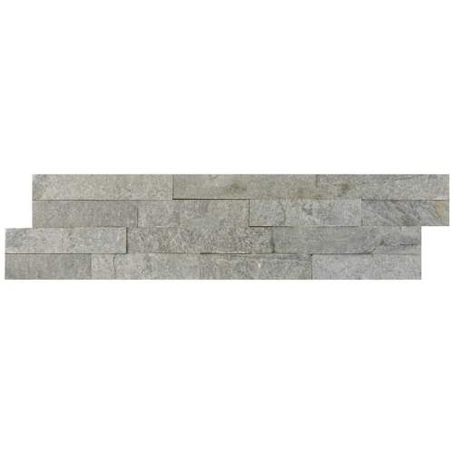 Dekoracyjny naturalny kamień Łupek Grey Brick 60x15x1-2 cm - opakowanie 6 szt.